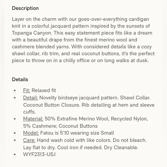 FAHERTY topanga canyon cardigan - Picture 7 of 9